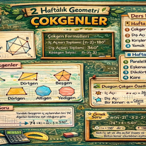 2 Haftalık Geometri Çokgenler